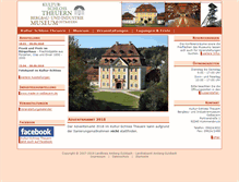 Tablet Screenshot of kultur-schloss-theuern.de